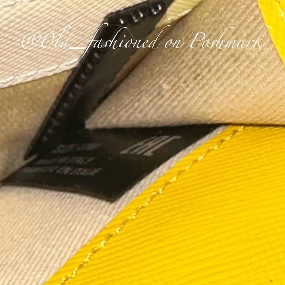 MARNI Saffiano Leather Tri-Fold Wallet